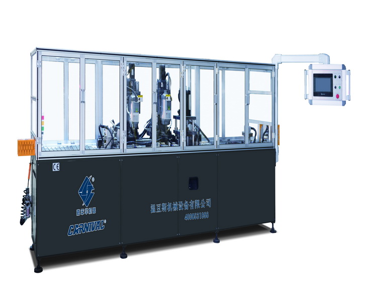 JNH-74定制工業鋁件自動加工機（切割-沖孔-三軸雙銑孔）